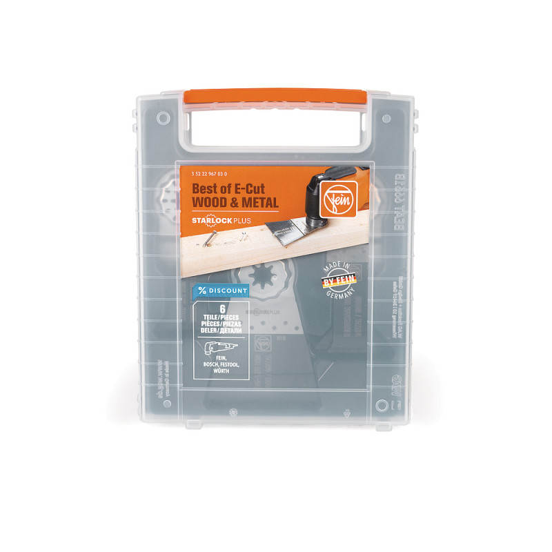 PACK 6 LAMES BOIS-METAL SLP